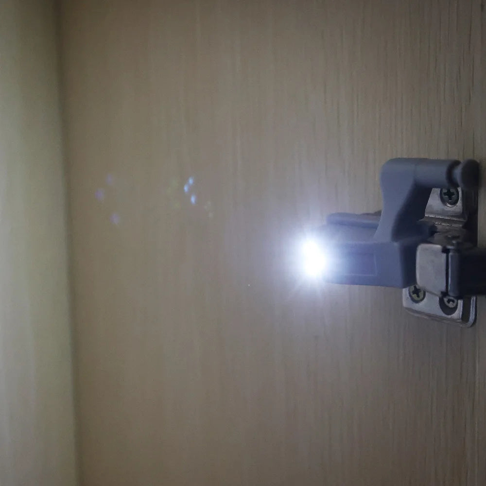 1/30Pcs Universal Cabinet Lights LED Inner Hinge Lamp Bedroom Wardrobe Door Under Cupboard Sensor Battery Operated Night Light
